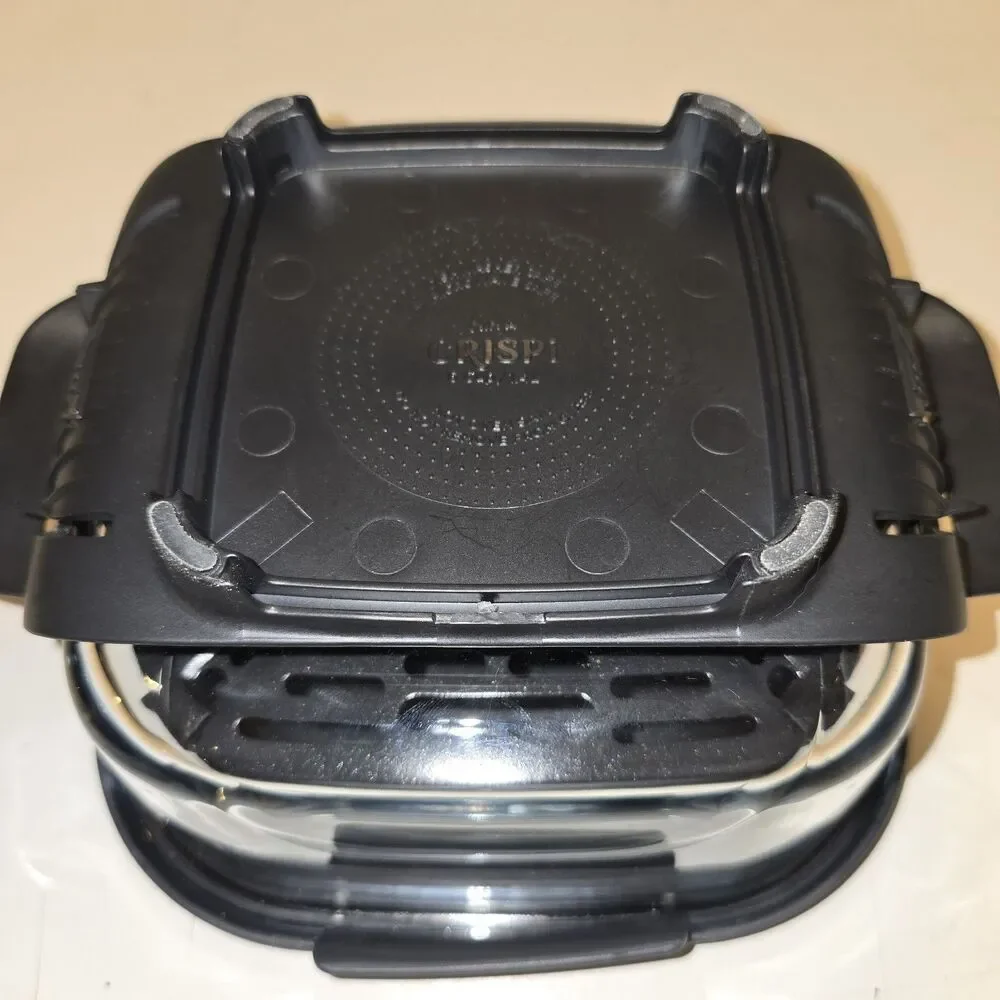 Ninja FN101GY Crispi Small 6 Cup Glass Container Dish and Crisper Plate With Lid